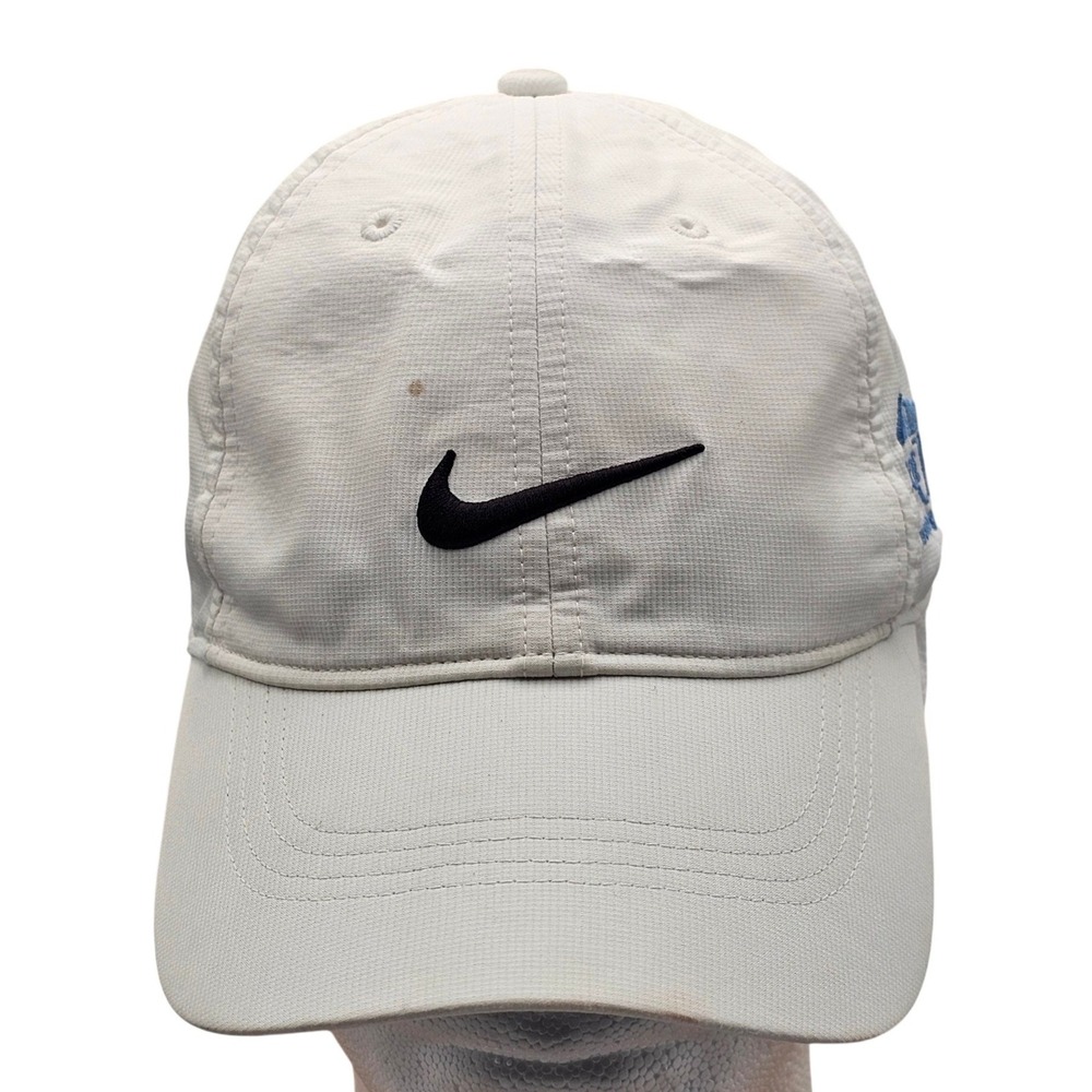 Nike Golf Unisex OS Boise Open Swoosh Hat White Performance Ripstop Cap